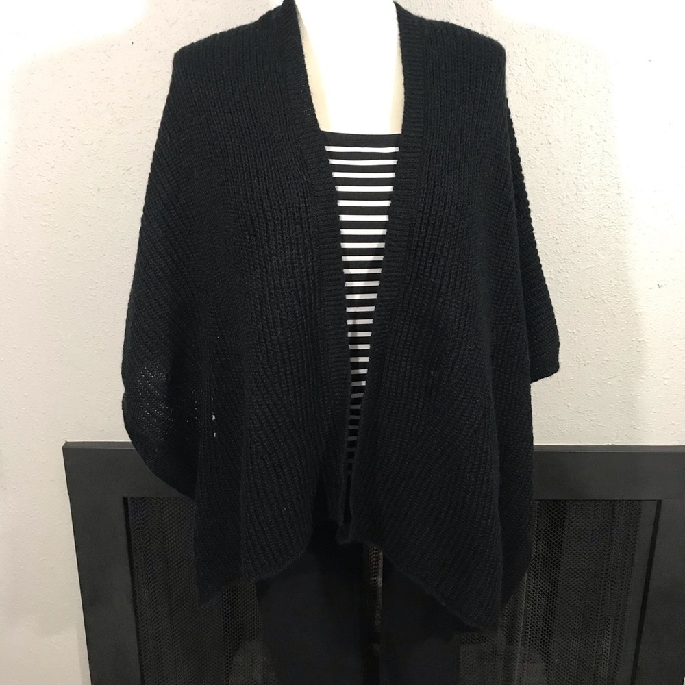 D&Y Black Versatile Knit Wrap One‎ Size